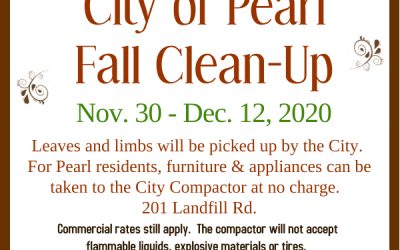 Fall Clean-Up Starts Nov. 30 through Dec. 12