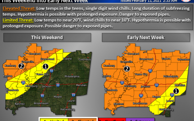 Pearl Wx Alert: Arctic blast coming.