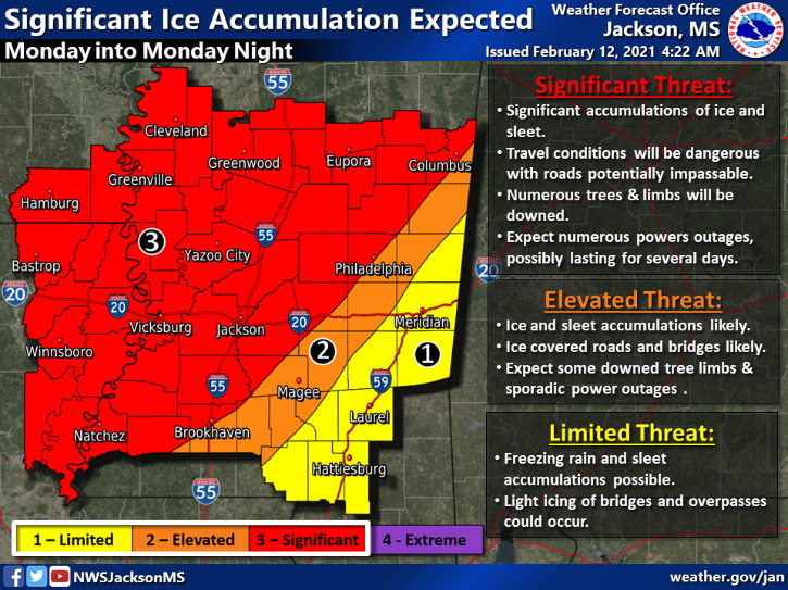 Prepare for Significant Ice/Sleet Possible on Monday.