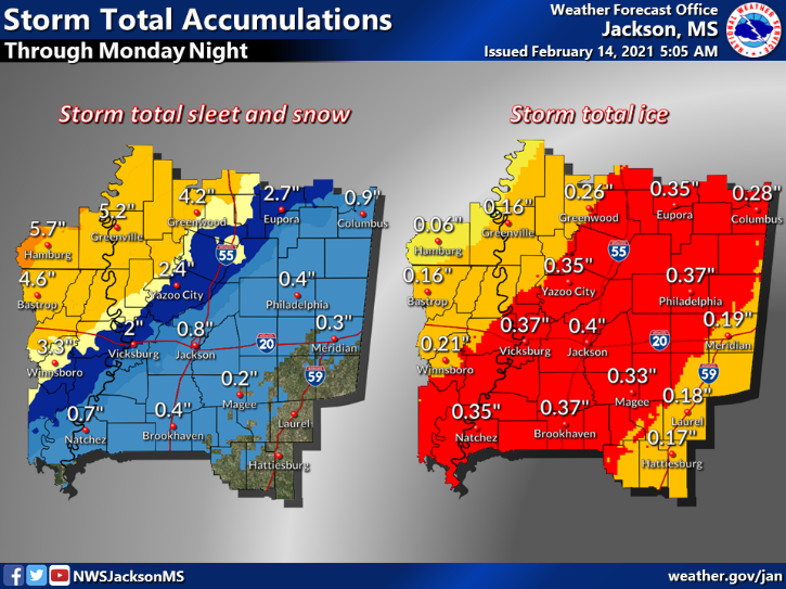 Heavy Icing Expected Tonight into Monday