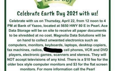 Celebrate Earth Day by Recycling on April 22.