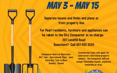 Spring Clean-Up is Coming May 3-15!