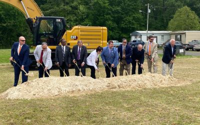 Groundbreaking for the Pearl-Richland Intermodal