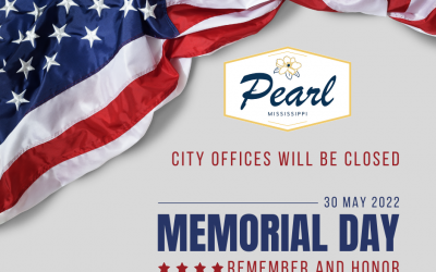 City Offices Closed Monday, May 30 for Memorial Day